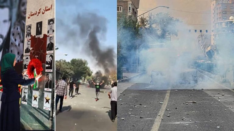 October 8, 2022: Saturday, October 8, marked the 23rd consecutive day of nationwide protests against the Iranian regime. Iran’s protests have up to now expanded to 175 cities and all 31 provinces across the country.