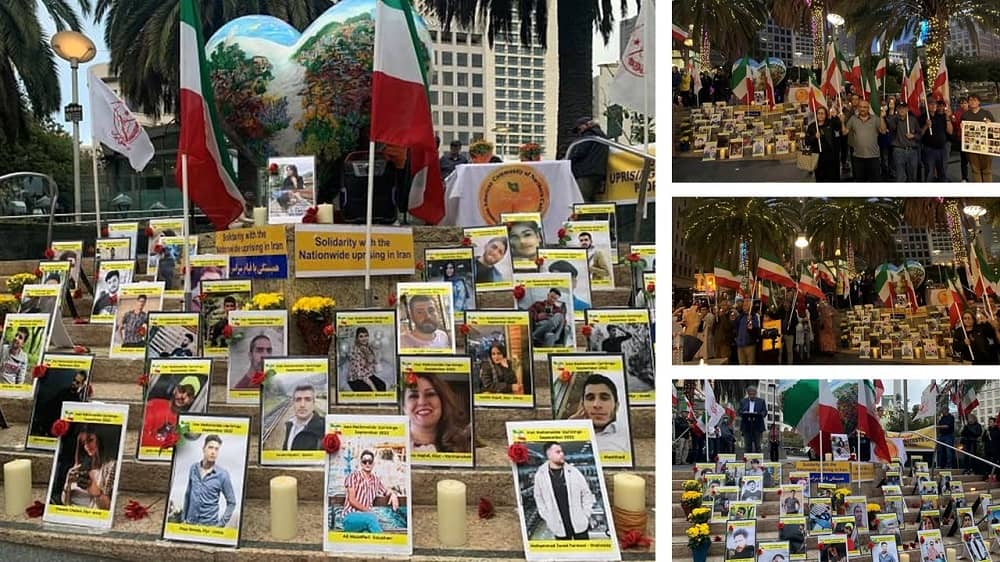October 2 and 3, 2022: Freedom-loving Iranians and supporters of the People's Mojahedin Organization of Iran (PMOI/MEK) held gatherings and candlelight vigils in San Francisco and Atlanta. They expressed solidarity with the nationwide Iran Protests.