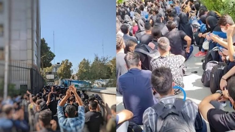 October 3, 2022: Various cities of Iran saw University students launch major protest rallies in solidarity with the ongoing nationwide uprising against the mullahs’ regime, on Monday, October 3.