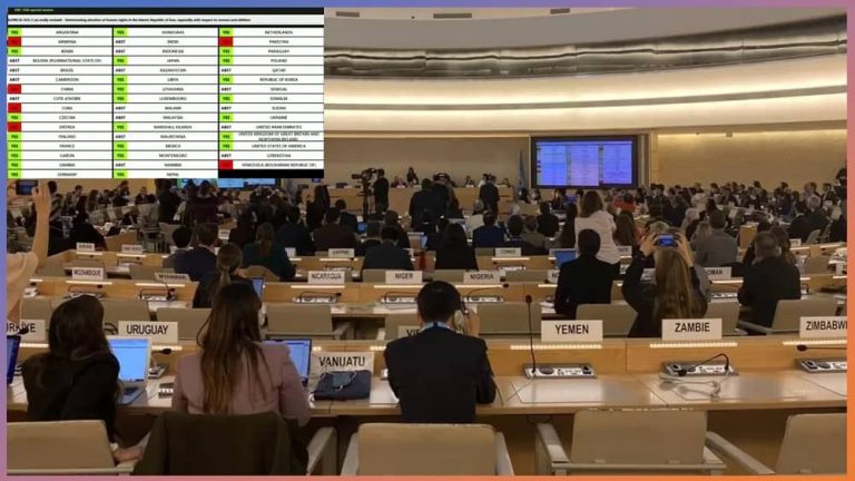 Geneva—November 24, 2022: The UN Human Rights Council on Thursday, November 24, voted to establish a new investigative mission to probe Iran's suppression of mass protests that have roiled the country since September.