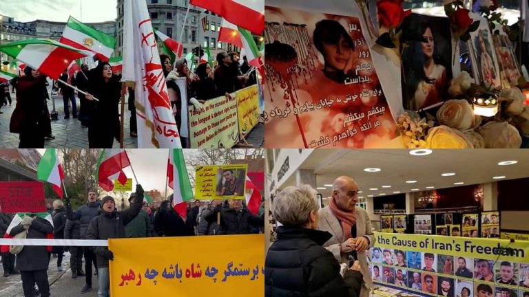 December 21, 2022: Freedom-loving Iranians and supporters of the People's Mojahedin Organization of Iran (PMOI/MEK) held rallies and photo exhibitions in memory of the martyrs of the nationwide Iranian Revolution in London, Hanover, Borås and Copenhagen. They also expressed their solidarity with the Iranian people’s uprising.