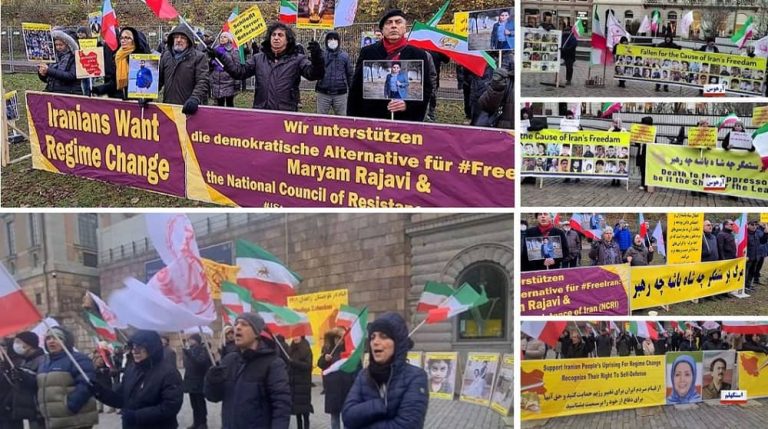 December 2, 2022: Freedom-loving Iranians and supporters of the People’s Mojahedin Organization of Iran (PMOI/MEK) held rallies in solidarity with the nationwide Iranian Revolution in Hamburg—Germany, Stockholm—Sweden, and Aarhus—Denmark.