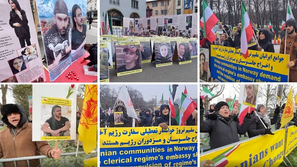 Demonstrations by the Iranian Resistance Supporters, Condemning the Criminal Execution of the Young Protester, Majidreza Rahnavard—December 13, 2022 – Part 1