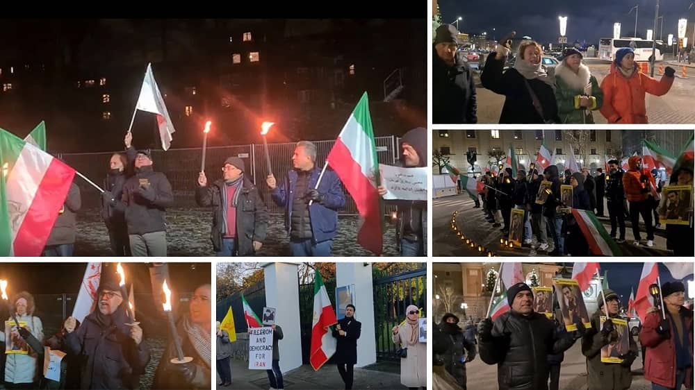 Demonstrations by the Iranian Resistance Supporters, Condemning the Criminal Execution of the Young Protester, Mohsen Shekari—Part 3 – December 8, 2022
