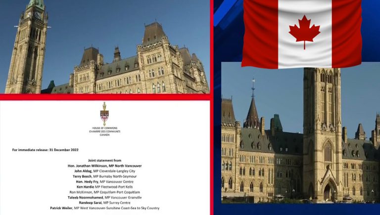 December 31, 2022: In a joint statement, nine Canadian MPs from the state of British Columbia condemned the violation of human rights and issuing death sentences to the detainees of the nationwide protests by the mullahs' regime.