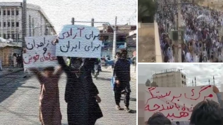 March 24, 2023: People in the city of Zahedan, the capital of Sistan and Baluchestan Province were in the streets again on this Friday launching their latest anti-regime protests following their Friday prayers. Initial reports a large crowd of locals held a major demonstration and chanting slogans against the mullahs’ regime and their apparatus of oppressive forces.