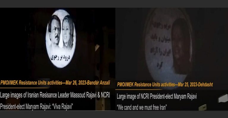 March 29, 2023: Iranian Resistance Units, a network of activists affiliated with the People's Mojahedin Organization of Iran (PMOI/MEK), continued their anti-regime activities in different cities of Iran.