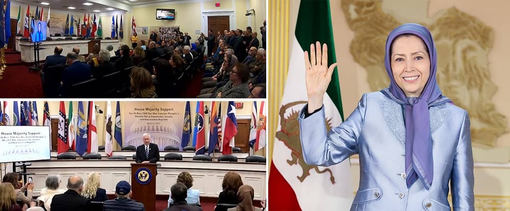 Maryam Rajavi Message to the Conference Declaring U.S. House Majority’s Support for H. Res 100