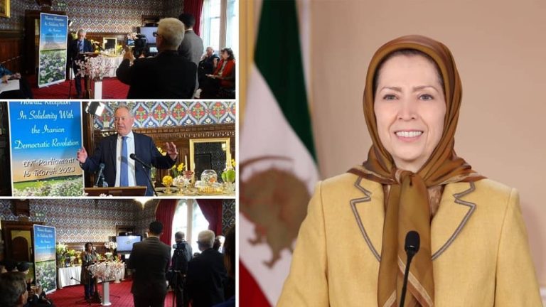 Mrs. Maryam Rajavi, the president-elect of the National Council of Resistance of Iran (NCRI), sent a video message to the celebration of Nowruz and the beginning of the Iranian new year held in the UK parliament with the participation of the British MPs.