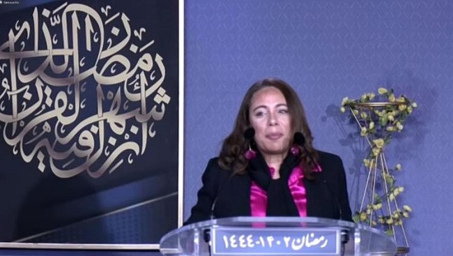 Sihem Badi, former Tunisian Minister of Women's Affairs