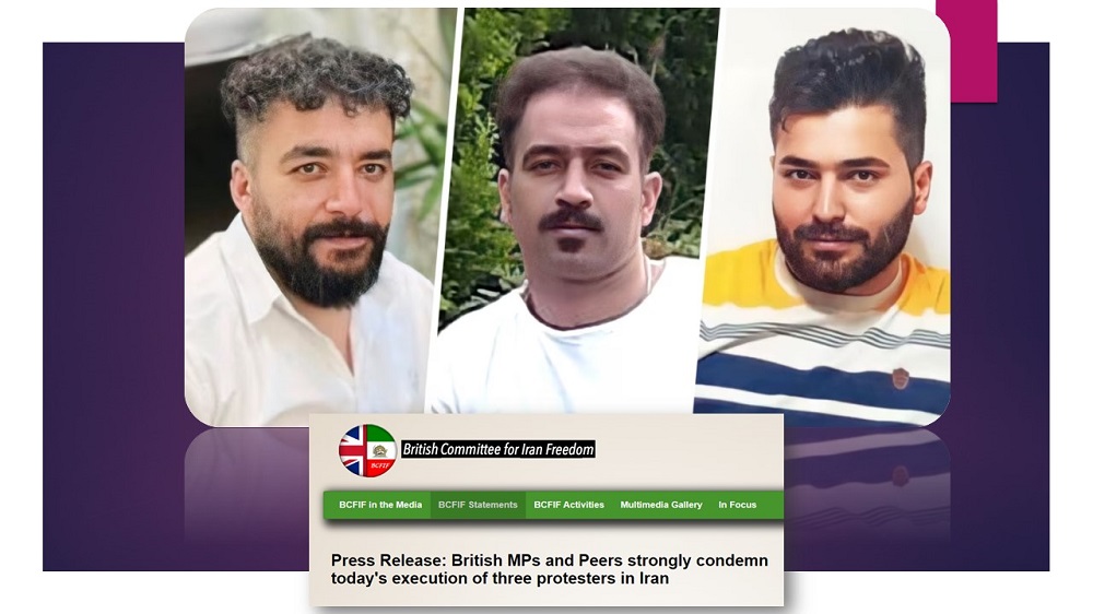 The British Committee for Iran Freedom (BCFIF) issued a Press Release on May 19, 2023, and condemned the brutal execution of three protesters in Isfahan by the mullahs' regime.