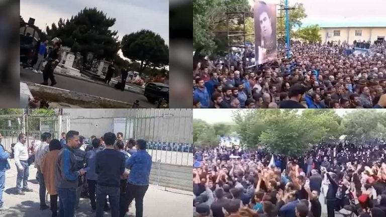 Protests continued across Iran on Thursday, May 18, following a busy day of protests by people in Isfahan and other cities as they sought to prevent authorities from executing three inmates in Isfahan.