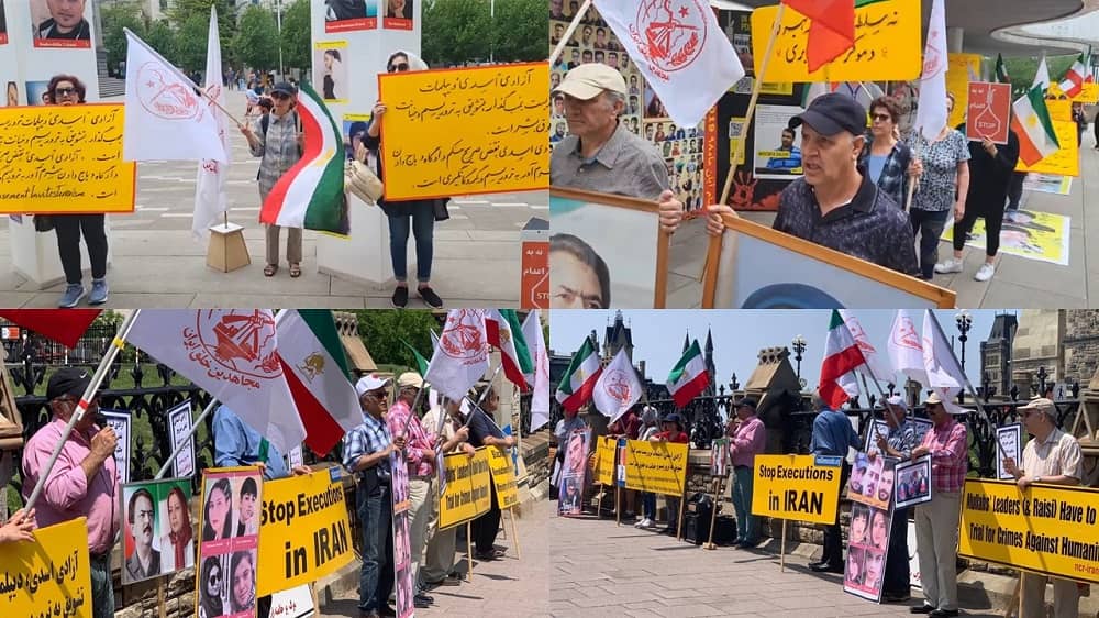 Canada, Ottawa, and Vancouver: MEK Supporters Held Protest Rallies Against the Appeasement Policy and the Release of Iran's Regime Diplomat-Terrorist
