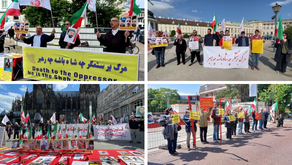 May 19, 2023: MEK Supporters Rallied in European Countries and Condemned the Execution of Three Protesters in Iran
