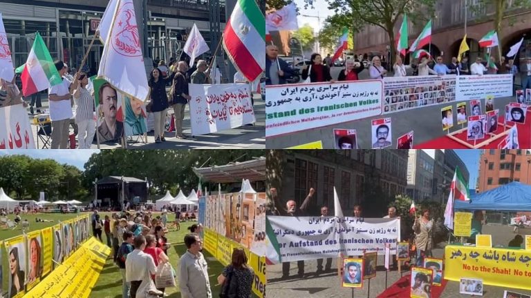 Germany, June 3, 2023:  Freedom-loving Iranians and supporters of the People’s Mojahedin Organization of Iran (PMOI/MEK) held rallies and photo exhibitions in Hamburg, Cologne, Bremen, and Göttingen. They expressed their solidarity with the ongoing Iranian Revolution.