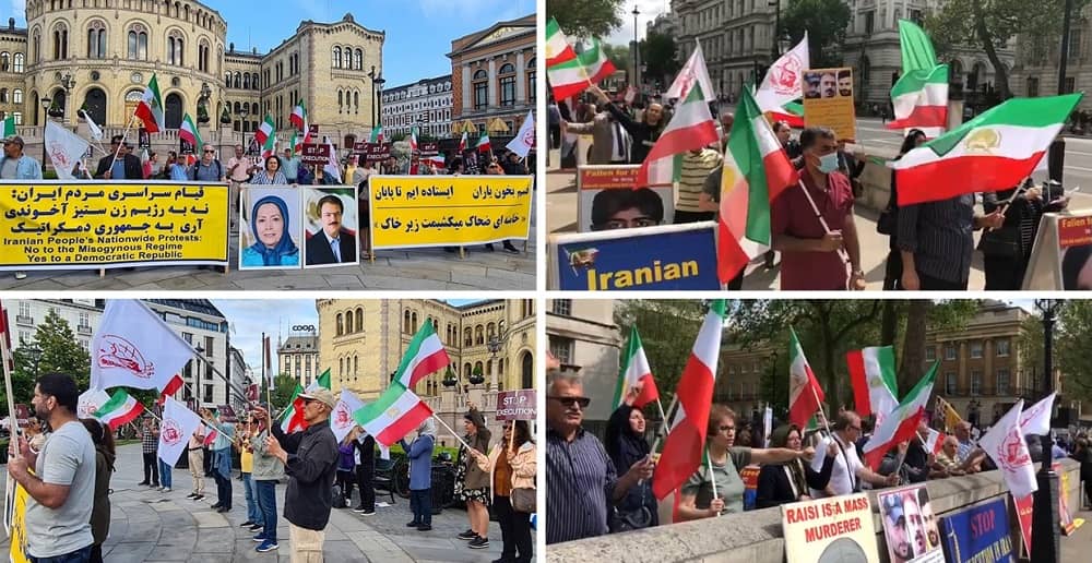 London and Oslo—June 3, 2023: MEK Supporters Held Rallies in Support of the Iran Revolution