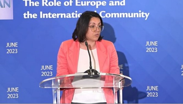 Marica Montemaggi MP, Member of Parliament from San Marino