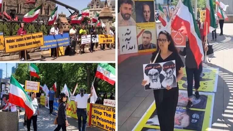 Ottawa, Toronto, & Vancouver—June 3, 2023: Freedom-loving Iranians and supporters of the People’s Mojahedin Organization of Iran (PMOI/MEK) held rallies and expressed their solidarity with the Iranian Revolution.