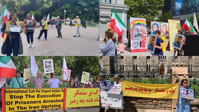 July 22, 2023: Freedom-loving Iranians and supporters of the People’s Mojahedin Organization of Iran (PMOI/MEK) held rallies in Canada (Ottawa, Toronto, & Vancouver) and Australia (Sydney). They called on the international community to action to prevent the execution of political prisoner Mohammad Javad Vafa’i Thani.