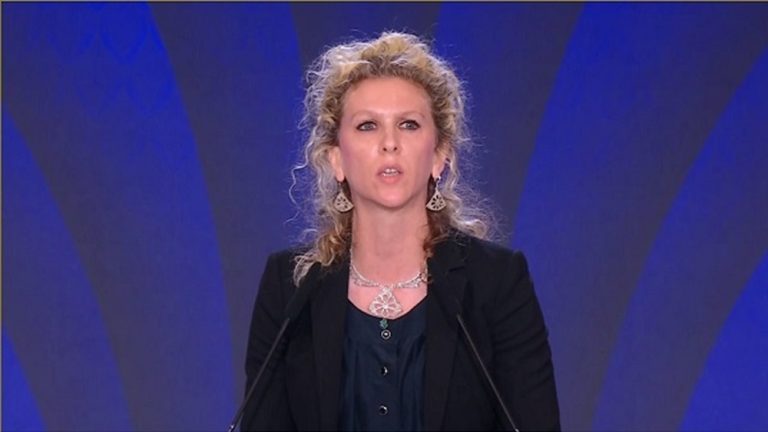 Irene Victoria Massimino Kjarsgaard (Argentina), Former Rapporteur of the High Criminal Court of Buenos Aires Province, addressed the third day of the Free Iran World Summit on July 3, 2023. The summit was under the title: Prosecute Iran’s Regime Leaders for Crimes Against Humanity, Genocide.