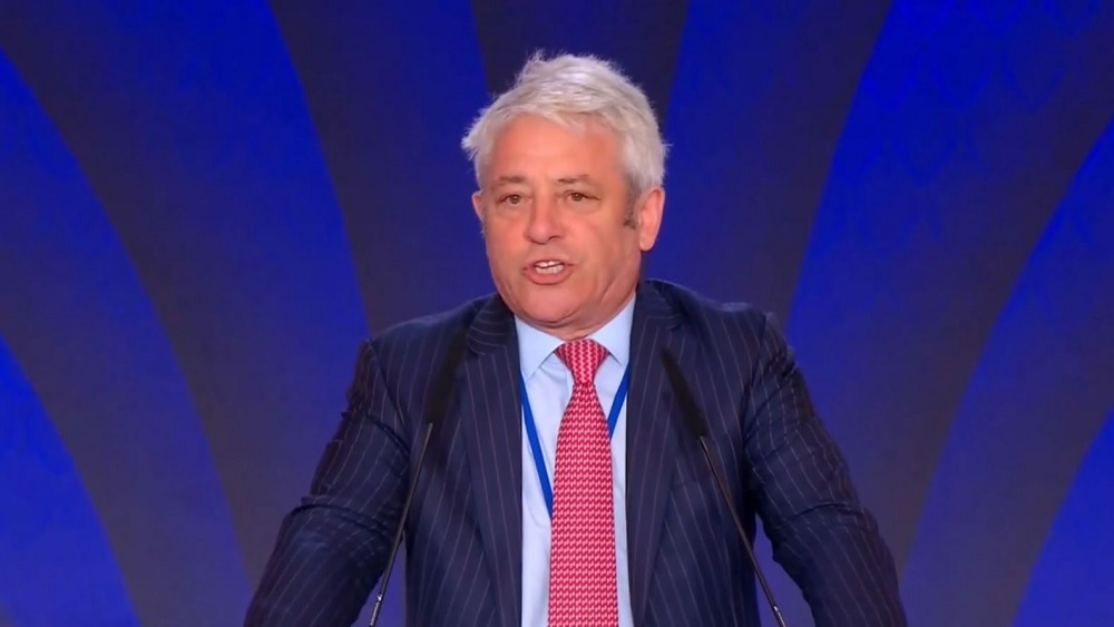 Former UK Speaker of the House of Commons John Bercow