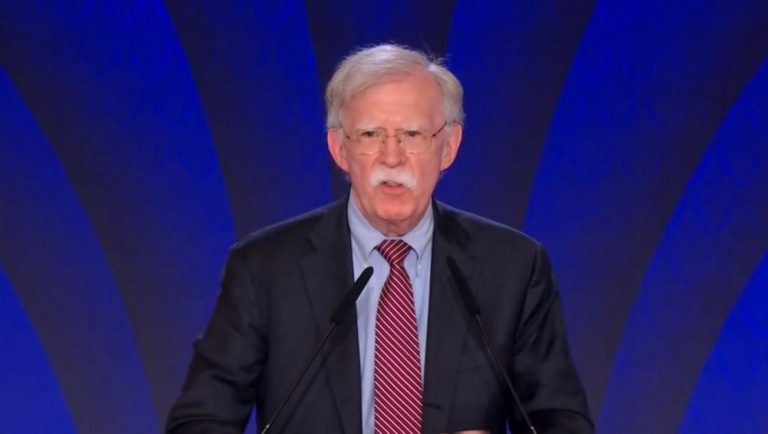 Former US National Security Advisor, John Bolton, addressed the first day of The Free Iran World Summit on July 1, 2023.