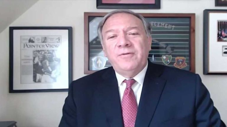 Former US Secretary of State, Mike Pompeo, addressed the first day of The Free Iran World Summit on July 1, 2023.