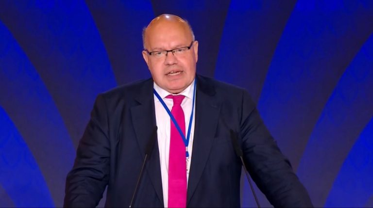 Peter Altmaier, Federal Minister for Economic Affairs and Energy (2018-2021) addressed the first day of the Free Iran World Summit on July 1, 2023.