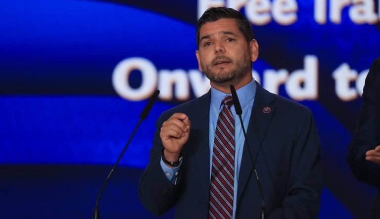 Raul Ruiz, Member of the US House of Representatives, addressed the first day of the Free Iran World Summit on July 1, 2023.