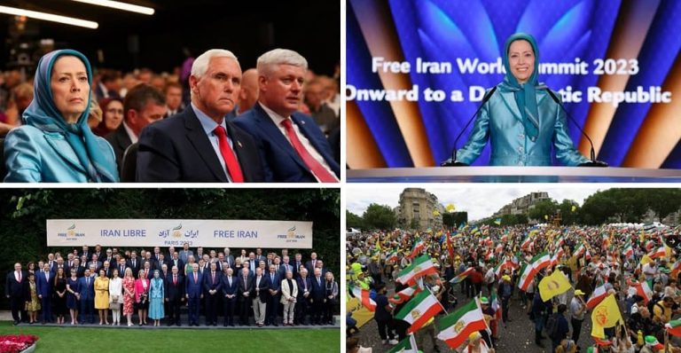 Prominent global leaders, politicians, lawmakers, and activists gathered in France on Saturday, July 1, 2023, to show their unwavering support for the Iranian people in their quest to overthrow the oppressive regime and establish a democratic and secular republic in Iran. The Free Iran 2023 World Summit coincided with a rally in Paris, where Iranians and supporters of the Iranian Resistance joined forces to amplify the voice of the Iranian people.