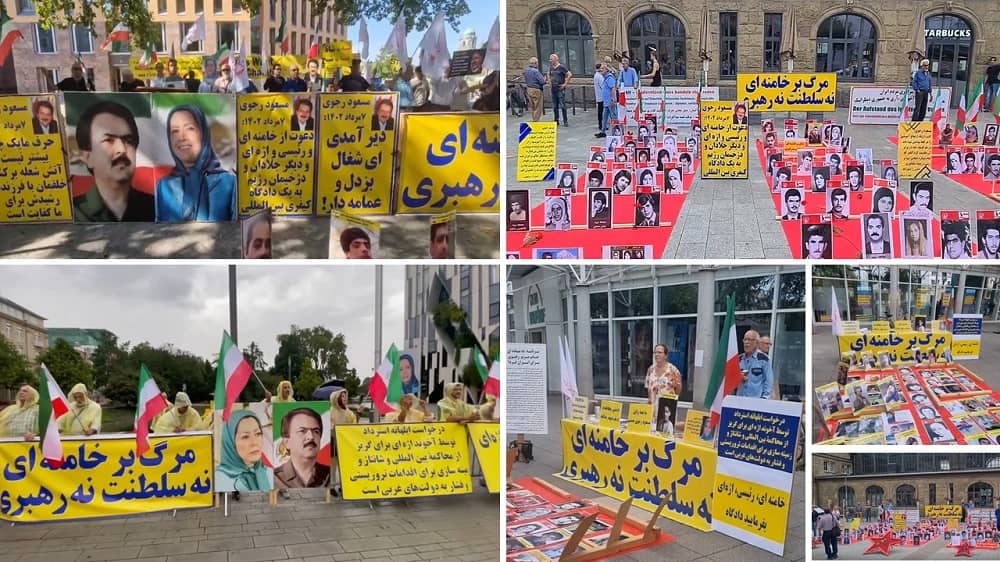 Germany, August 19, 2023: Iranian Communities Rallied in Berlin, Düsseldorf, Hamburg, and Heidelberg, in Support of the MEK Leadership