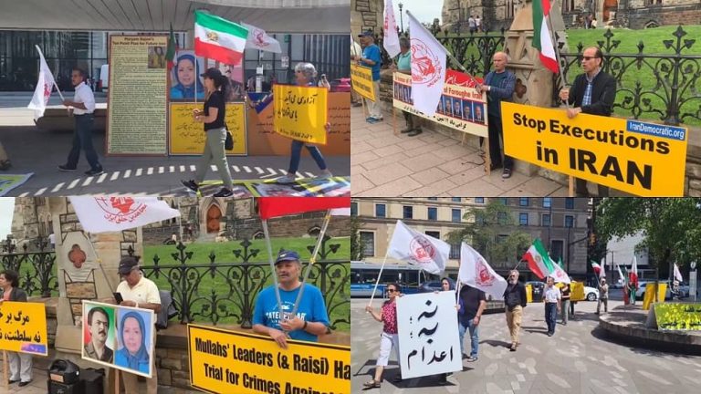 Ottawa and Vancouver—July 29, 2023: Freedom-loving Iranians and supporters of the People’s Mojahedin Organization of Iran (PMOI/MEK) held rallies in solidarity with the Iran Revolution.