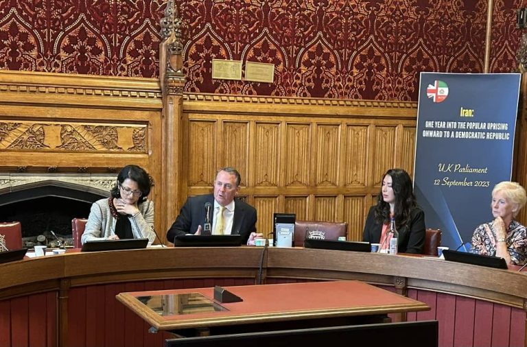 During a conference held in the UK Parliament to mark the one-year anniversary of Iran's 2022 uprising, former UK Secretary of Defense and Member of Parliament, Dr. Liam Fox, underscored the persistent threat emanating from the Iranian regime, transcending the confines of Iran's borders. Mr. Fox lauded the courage and unwavering determination of those who have survived the regime's atrocities and pledged his dedication to preventing the repetition of such horrors in Iran's future.