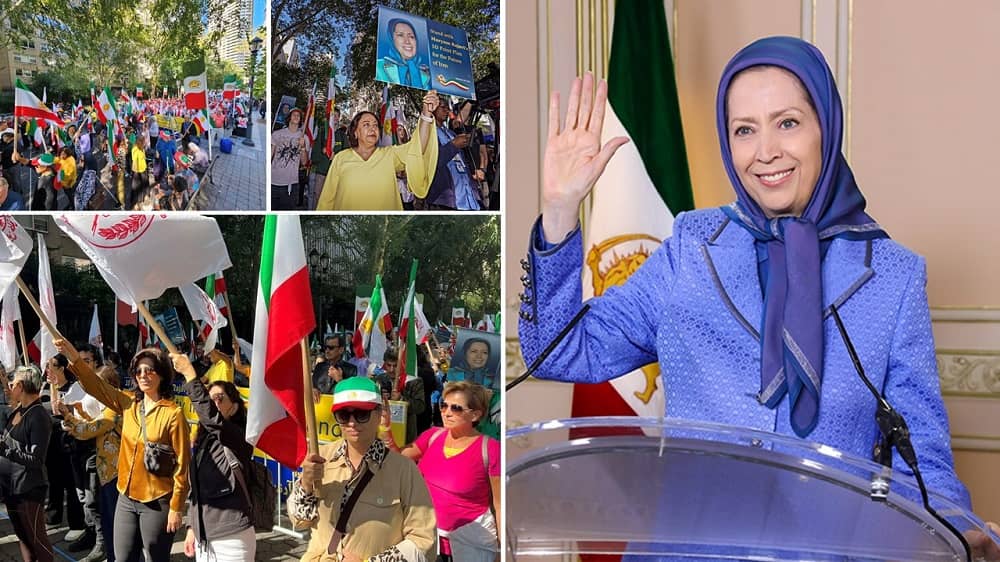 Mrs. Maryam Rajavi, the President-elect of the NCRI, conveyed her message to the New York rally participants through a video address.