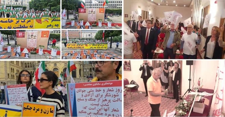 September 9, 2023—Freedom-loving Iranians and supporters of the People’s Mojahedin Organization of Iran (PMOI/MEK) held gatherings, and celebrated the anniversary of the foundation of the PMOI/MEK in Rome, Oslo, Stockholm, and Gothenburg.