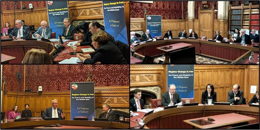 UK Parliament Convenes Cross-Party Meeting to Discuss Iranian Regime's Actions