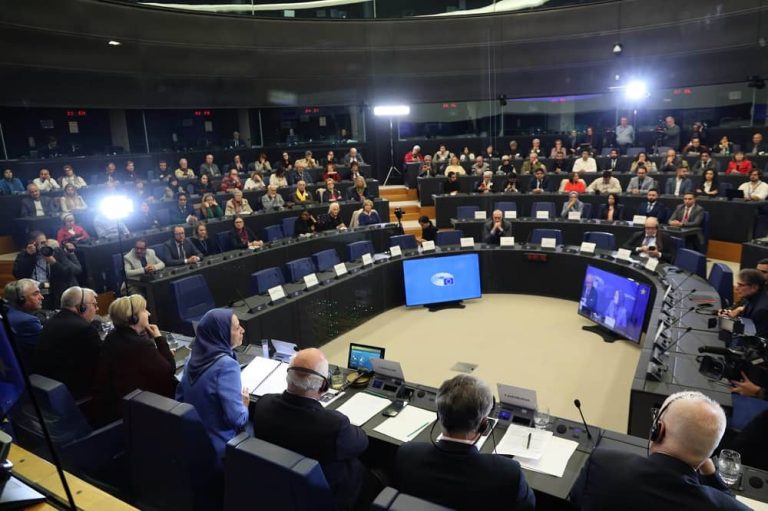 On November 22, a conference was held at the European Parliament with the presence and speech of Mrs. Maryam Rajavi, the President-elect of the National Council of Resistance of Iran (NCRI), chaired by Javier Zarzalejos, the co-chair of the Friends of a Free Iran intergroup.