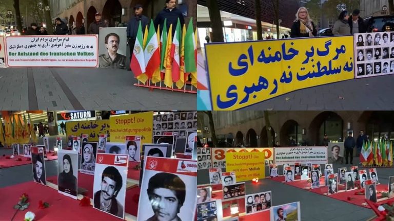 Germany—November 4, 2023: The Netherlands, passionate supporters of the People’s Mojahedin Organization of Iran (PMOI/MEK) and freedom-loving Iranians gathered in Hamburg. They organized a photo exhibition, paying tribute to the martyrs of the Iranian nationwide uprising. The Iranian community in Hamburg fervently expressed their unwavering solidarity with the Iranian Revolution.