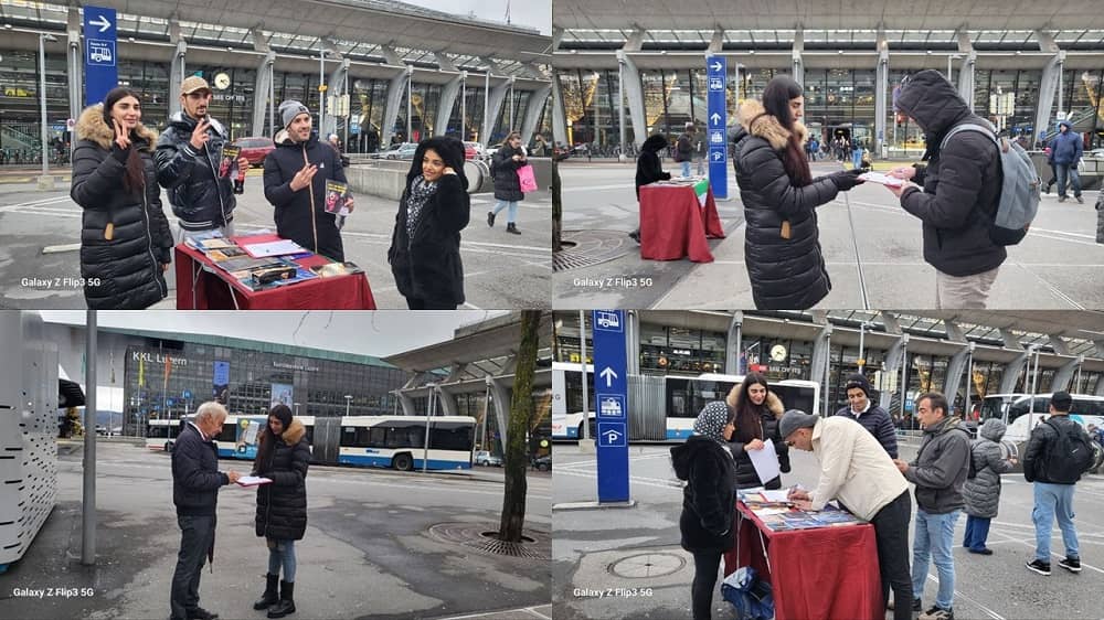 In Lucerne, Switzerland, on November 22, 2023, Iranians passionate about freedom and advocates of the People’s Mojahedin Organization of Iran (PMOI/MEK) organized a book exhibition in support of the Iranian Revolution.