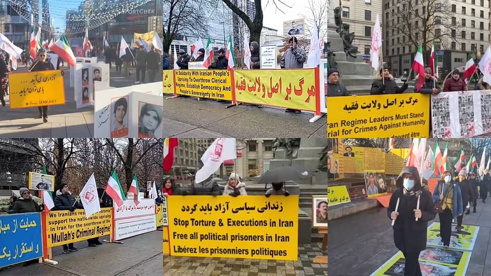 Canada—December 2, 2023: MEK Supporters Held Rallies in Montreal, Toronto, and Vancouver in Solidarity With the Iran Revolution

