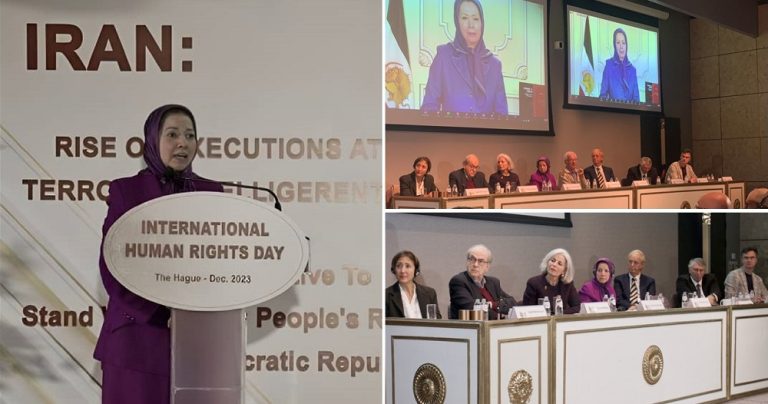 In a speech delivered at a conference in The Hague, the Netherlands,  Dowlat Nowruzi, the UK Representative of the National Council of Resistance of Iran (NCRI), conveyed the message of the Iranian people to the global community, urging an end to appeasement.