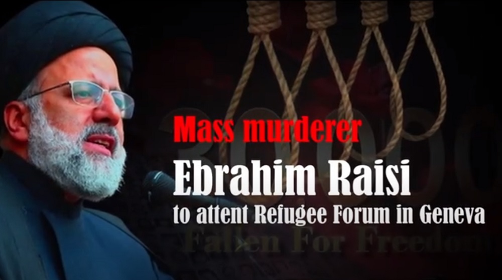 On December 13, Iranian regime president Ebrahim Raisi is scheduled to attend the Global Refugee Forum 2023 in Geneva, Switzerland. Raisi is a notorious killer, mostly renowned for his pivotal role in the 1988 massacre of more than 30,000 political prisoners.
