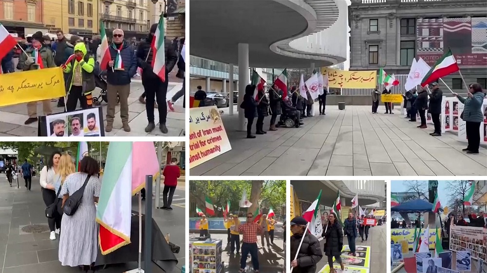 Rallies and Exhibitions by MEK Supporters in Different Cities of Canada, Australia, and Europe in Support of the Iran Revolution