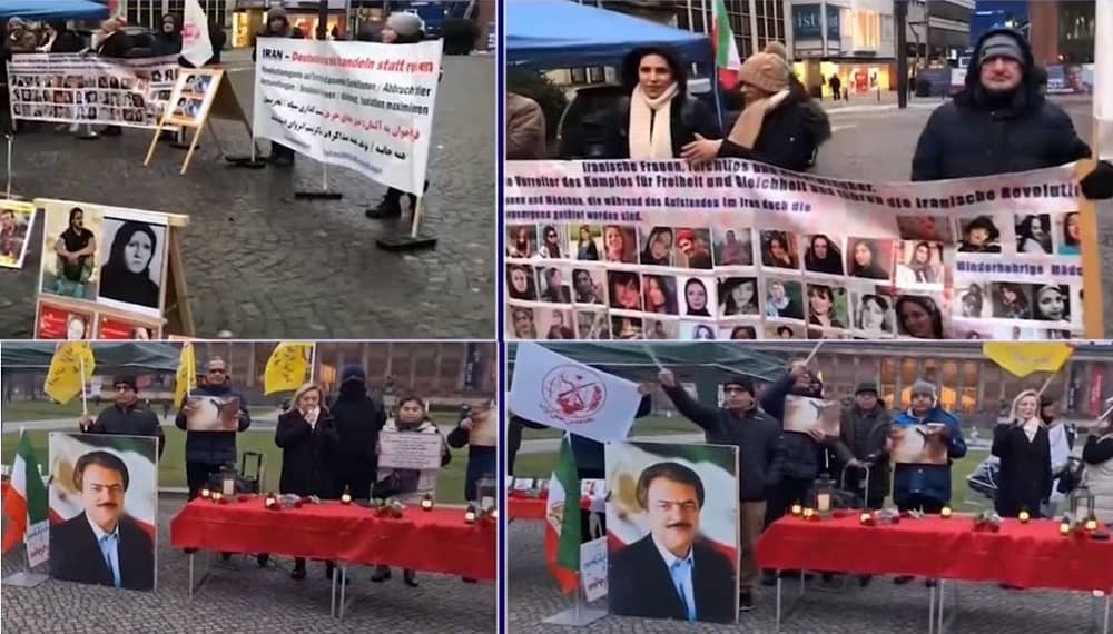 Germany—January 6, 2024: MEK Supporters Rallied in Solidarity With the Iran Revolution in Berlin and Bremen