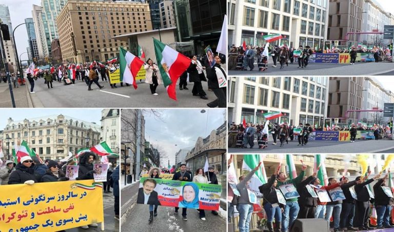 February 10, 2024: Freedom-loving Iranians and supporters of the People's Mojahedin Organization of Iran (PMOI/MEK) gathered in various cities around the world. They organized rallies and exhibitions to commemorate the anniversary of the anti-monarchical revolution.