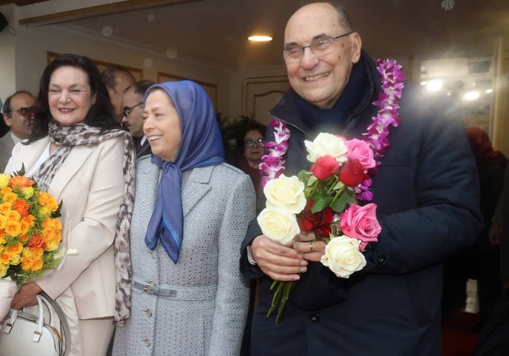 On Thursday, February 29, 2024, Mrs. Maryam Rajavi, the president-elect of the National Council of Resistance of Iran (NCRI) welcomed Professor Alejo Vidal Quadras, President of the International Committee In Search of Justice (ISJ) and former Vice President of the European Parliament, on his first trip to Paris after surviving the Iranian regime’s terrorist attempt on his life in Madrid.