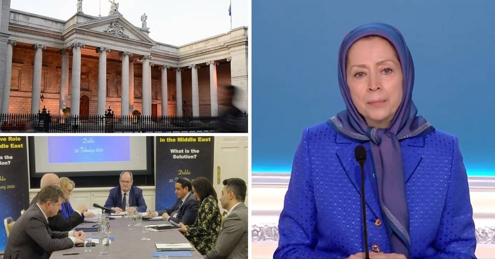 On the 28th of February, 2024, delegates from the National Council of Resistance of Iran (NCRI) engaged in discussions with members of both chambers of the Irish Parliament in Dublin.
