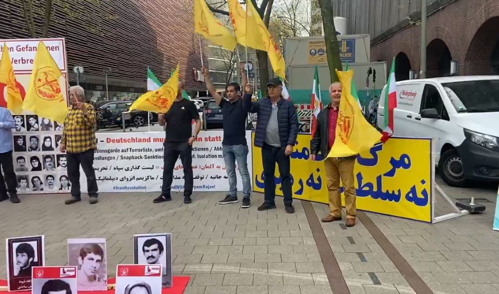 هامبورغ – مظاهرة ومعرض لصور شهداء الانتفاضة الإيرانية  