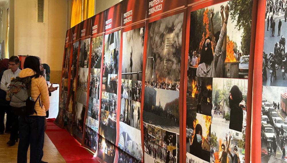 On April 29-30, 2024, an exhibition was held in Paris at the Municipal Hall of the 5th District to show solidarity with the Iranian Resistance.