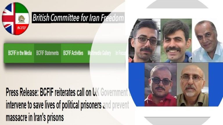 BCFIF urges UK to act now to save political prisoners and stop a prison massacre in Iran